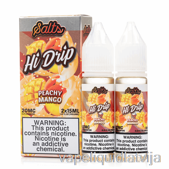 Persiku Mango - Hi-drip Salts - 30ml 20mg Vape šķidrums